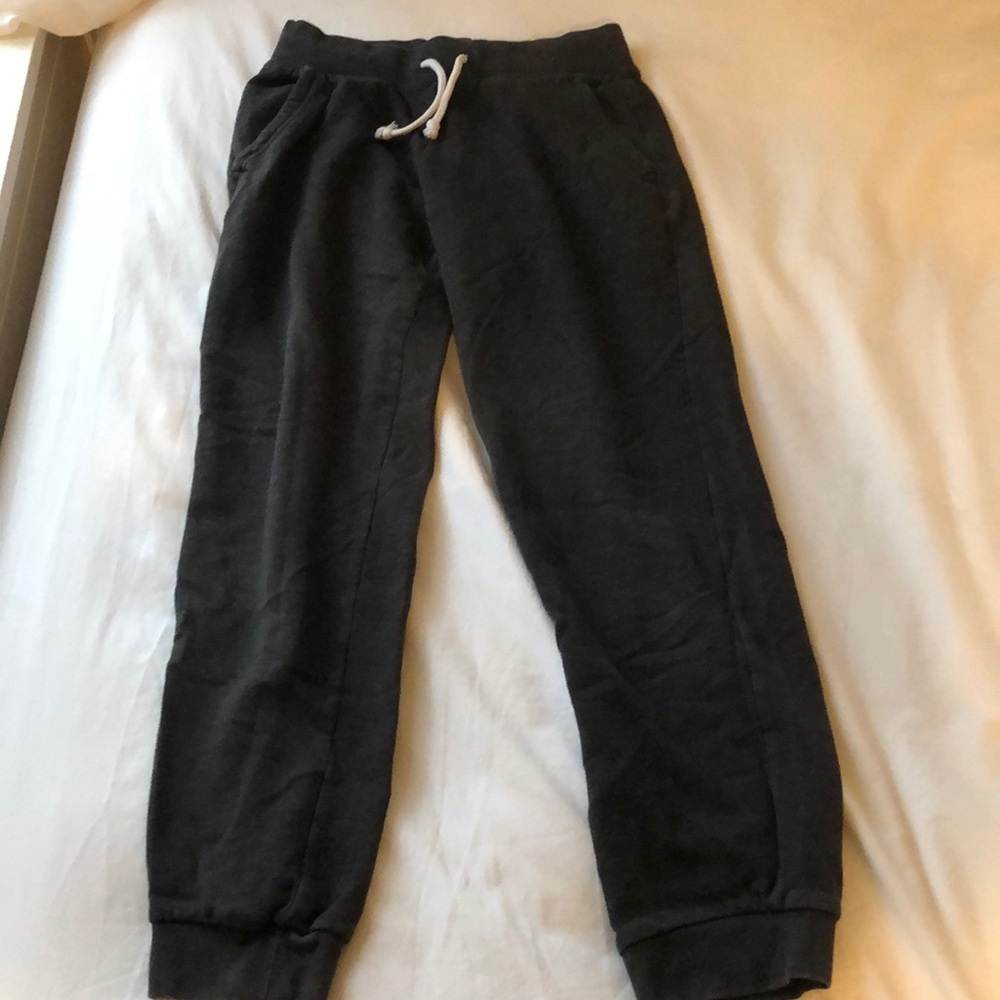 Grey sweatpants